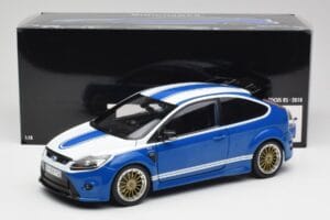 Ford Focus RS Mk2 LM Classic Niebieski Capri RS2600 Tribute Minichamps 1:18 100080072 Metal — zdjęcie 8 z 8