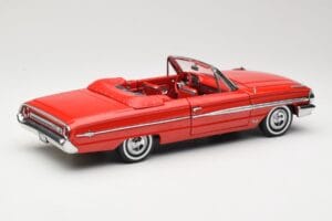 Ford Galaxie 500 Kabriolet Czerwony Sun Star 1:18 1420 Metal — zdjęcie 3 z 8
