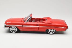 Ford Galaxie 500 Kabriolet Czerwony Sun Star 1:18 1420 Metal — zdjęcie 4 z 8