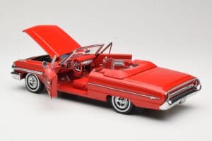Ford Galaxie 500 Kabriolet Czerwony Sun Star 1:18 1420 Metal — zdjęcie 5 z 8