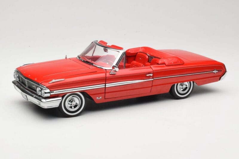 Ford Galaxie 500 Kabriolet Czerwony Sun Star 1:18 1420 Metal