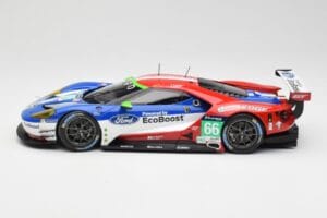 Ford GT GTE Chip Ganassi UK #66 O. Pla / S. Mucke / B. Johnson 24 Hours of Le Mans 2016 Minichamps 1:18 155168666 Metal — zdjęcie 3 z 6