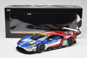 Ford GT GTE Chip Ganassi UK #66 O. Pla / S. Mucke / B. Johnson 24 Hours of Le Mans 2016 Minichamps 1:18 155168666 Metal — zdjęcie 6 z 6