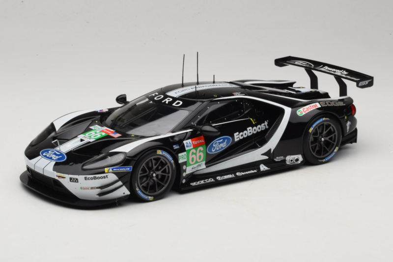 Ford GT GTE #66 O. Pla / S. Bourdais / R. Briscoe 24 Hours of Le Mans 2019 IXO 1:18 IXOSP-FGT18105 Metal