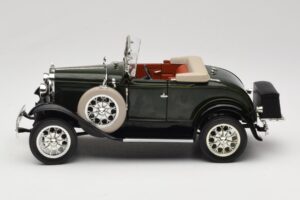 Ford Model A Ciemnozielony Motor City 1:18 20003 Metal — zdjęcie 4 z 8