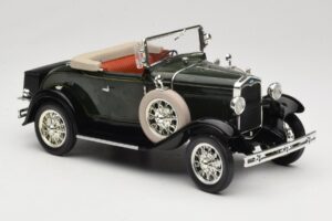 Ford Model A Ciemnozielony Motor City 1:18 20003 Metal — zdjęcie 6 z 8