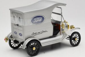 Ford Model T Delivery Truck Srebrny Eagle Collectibles 1:18 430600 Metal — zdjęcie 2 z 6