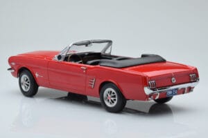 Ford Mustang Kabriolet Czerwony Norev 1:18 182810 Metal — zdjęcie 5 z 6