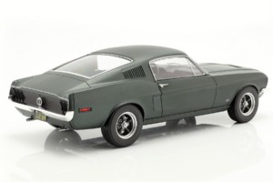 Ford Mustang Fastback Satin Green Metallic Norev 1:12 122702 Metal — zdjęcie 2 z 5