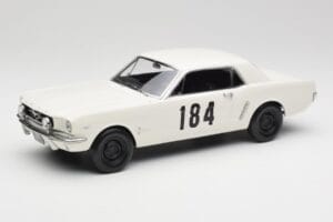 Ford Mustang Hardtop #184 B. Neyret / J. Terramorsi Rally Monte Carlo 1965 Norev 1:18 182801 Metal
