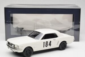 Ford Mustang Hardtop #184 B. Neyret / J. Terramorsi Rally Monte Carlo 1965 Norev 1:18 182801 Metal — zdjęcie 6 z 6