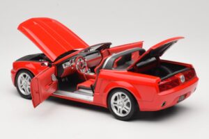 Ford Mustang S197 GT Kabriolet Czerwony Beanstalk Group 1:18 FOR10016R Metal — zdjęcie 5 z 8