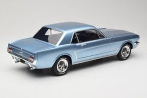 Ford Mustang V8 Hardtop Pony GT Silver Blue GT Spirit 1:12 G089 Żywica — zdjęcie 2 z 6