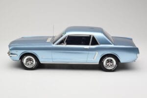 Ford Mustang V8 Hardtop Pony GT Silver Blue GT Spirit 1:12 G089 Żywica — zdjęcie 3 z 6