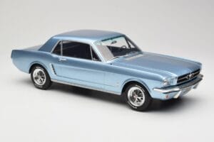 Ford Mustang V8 Hardtop Pony GT Silver Blue GT Spirit 1:12 G089 Żywica — zdjęcie 4 z 6