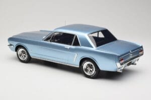 Ford Mustang V8 Hardtop Pony GT Silver Blue GT Spirit 1:12 G089 Żywica — zdjęcie 5 z 6