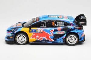 Ford Puma Rally1 #8 O. Tanak / M. Jarveoja 3rd Rally Central Europe 2023 IXO 1:18 18RMC187 Metal — zdjęcie 3 z 6