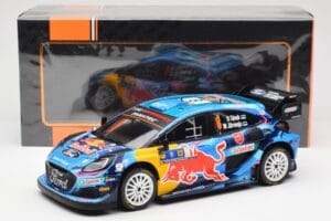 Ford Puma Rally1 #8 O. Tanak / M. Jarveoja 3rd Rally Central Europe 2023 IXO 1:18 18RMC187 Metal — zdjęcie 6 z 6