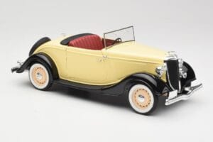 Ford Roadster Dearborn Yellow Solido 1:18 8008 Metal — zdjęcie 6 z 8