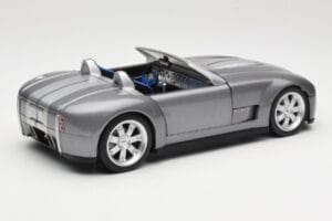 Shelby Cobra Kabriolet Grey Metallic Hot Wheels 1:18 G7220 Metal — zdjęcie 3 z 8