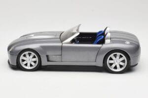 Shelby Cobra Kabriolet Grey Metallic Hot Wheels 1:18 G7220 Metal — zdjęcie 4 z 8