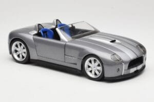 Shelby Cobra Kabriolet Grey Metallic Hot Wheels 1:18 G7220 Metal — zdjęcie 6 z 8