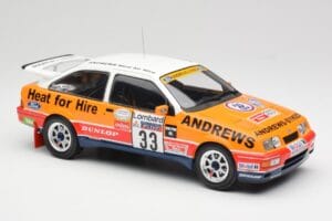 Ford Sierra RS Cosworth #33 R. Brookes RAC Rally 1989 IXO 1:18 18RMC115 Metal — zdjęcie 4 z 6
