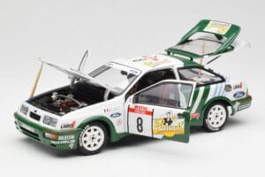Ford Sierra RS Cosworth #8 D. Auriol / B. Occelli Rally Tour de Corse 1988 AUTOart 1:18 88812 Metal — zdjęcie 2 z 8