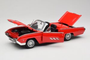 Ford Thunderbird Kabriolet Czerwony Anson 1:18 30334 Metal — zdjęcie 2 z 8