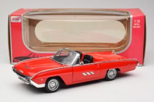 Ford Thunderbird Kabriolet Czerwony Anson 1:18 30334 Metal — zdjęcie 8 z 8