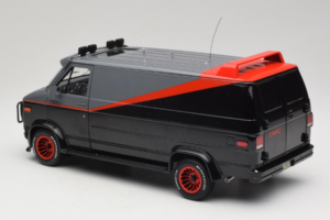 GMC Vandura A-Team Van Hot Wheels 1:18 V7439 Metal — zdjęcie 7 z 8