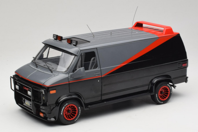 GMC Vandura A-Team Van Hot Wheels 1:18 V7439 Metal