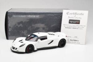 Hennessey Venom GT Biały AUTOart 1:18 75404 Metal — zdjęcie 8 z 8