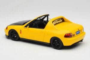 Honda Civic del Sol Spoon Phoenix Yellow Otto 1:18 OT1154 Żywica — zdjęcie 4 z 6