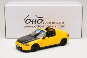 Honda Civic del Sol Spoon Phoenix Yellow Otto 1:18 OT1154 Żywica — zdjęcie 6 z 6