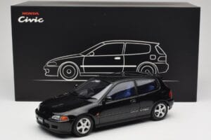 Honda Civic SiR II EG6 VTEC Czarny LCD 1:18 LCD18018-BL Metal — zdjęcie 9 z 9