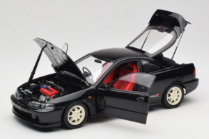 Honda Integra Type R DC2 Pre-Facelift Flamenco Black Pearl MotorHelix 1:18 M85203 Metal — zdjęcie 2 z 8
