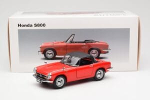 Honda S800 Roadster Czerwony AUTOart 1:18 73276 Metal — zdjęcie 8 z 8