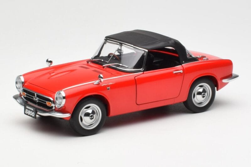 Honda S800 Roadster Czerwony AUTOart 1:18 73276 Metal