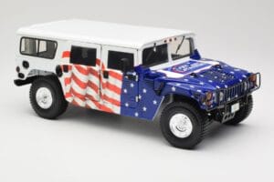 Hummer H1 AM General Gore-Lieberman Humvee America Exoto 1:18 01807 Metal — zdjęcie 6 z 8