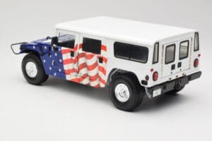 Hummer H1 AM General Gore-Lieberman Humvee America Exoto 1:18 01807 Metal — zdjęcie 7 z 8