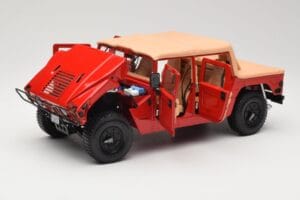 Hummer H1 Soft Top Czerwony Exoto 1:18 01805 Metal — zdjęcie 2 z 8