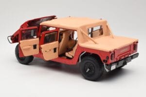 Hummer H1 Soft Top Czerwony Exoto 1:18 01805 Metal — zdjęcie 5 z 8