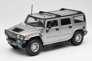 Hummer H2 Srebrny Maisto 1:18 7449569 Metal