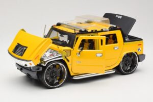 Hummer H2 SUT Concept Żółty Maisto 1:18 31067 Metal — zdjęcie 2 z 8