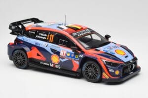 Hyundai i20 N Rally1 WRC #11 T. Neuville / M. Wydaeghe Central European Rally Winner 2023 IXO 1:18 18RMC193 Metal — zdjęcie 4 z 6