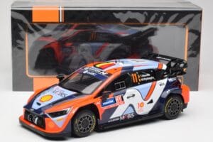 Hyundai i20 N Rally1 #11 T. Neuville / M. Wydaeghe Rally Sweden 2024 IXO 1:18 18RMC201 Metal — zdjęcie 6 z 6