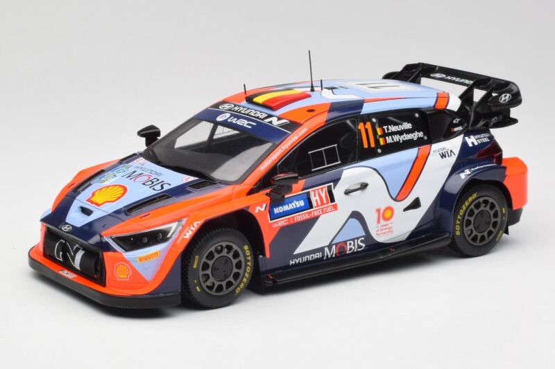 Hyundai i20 N Rally1 #11 T. Neuville / M. Wydaeghe Rally Sweden 2024 IXO 1:18 18RMC201 Metal