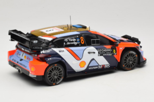Hyundai i20 N Rally1 #8 O. Tanak / M. Jarveoja Rally Monte Carlo Wersja Nocna 2025 IXO 1:18 18RMC230B Metal — zdjęcie 2 z 6