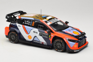 Hyundai i20 N Rally1 #8 O. Tanak / M. Jarveoja Rally Monte Carlo Wersja Nocna 2025 IXO 1:18 18RMC230B Metal — zdjęcie 4 z 6